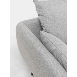 Sofas & Couches-KARE Design Sofa Amalfi 2-Sitzer Grau 219Cm