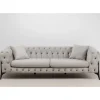 Sofas & Couches-KARE Design Sofa Bellissima 3-Sitzer Beige 240Cm