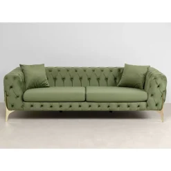 Sofas & Couches-KARE Design Sofa Bellissima 3-Sitzer Grun 240Cm