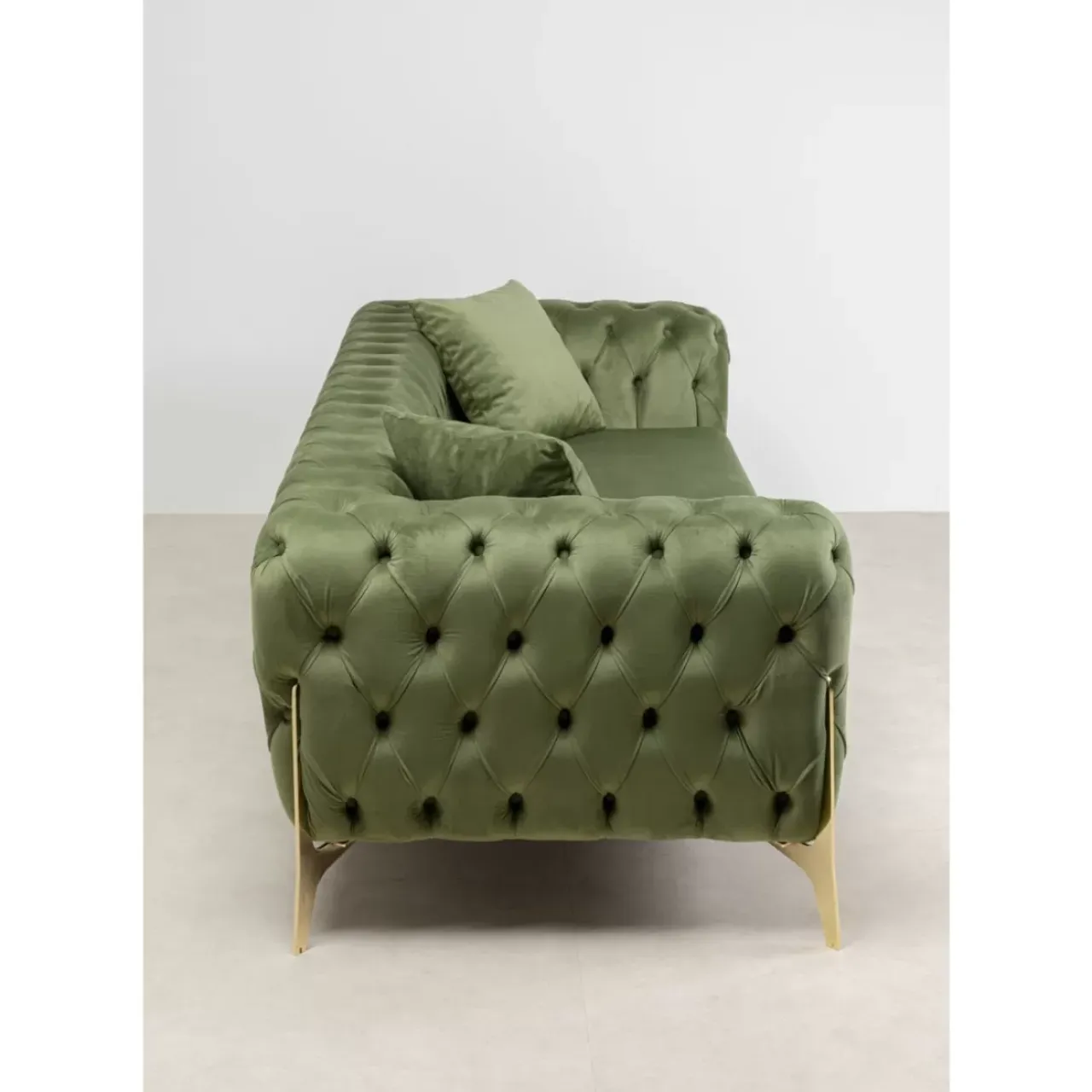 Sofas & Couches-KARE Design Sofa Bellissima 3-Sitzer Grun 240Cm