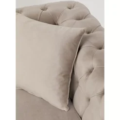 Sofas & Couches-KARE Design Sofa Bellissima 2-Sitzer Velvet Beige 200Cm