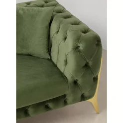 Sofas & Couches-KARE Design Sofa Bellissima 2-Sitzer Velvet Grun 200Cm