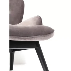 Sofas & Couches-KARE Design Sofa Black Vicky 2-Sitzer Velvet Grau