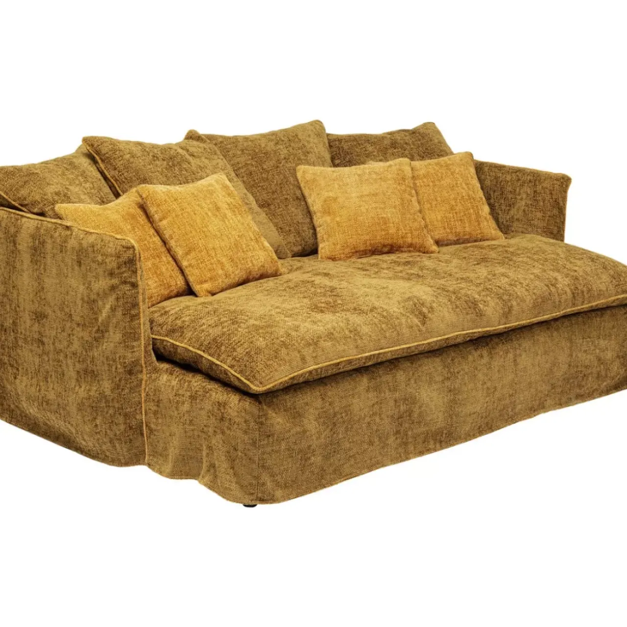 Sofas & Couches-KARE Design Sofa Boheme 3-Sitzer Curry 230Cm
