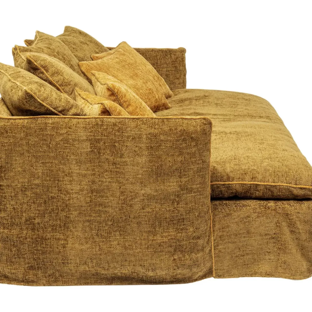 Sofas & Couches-KARE Design Sofa Boheme 3-Sitzer Curry 230Cm