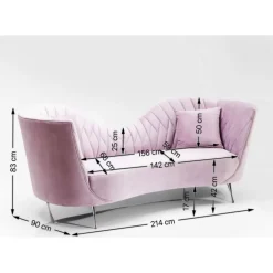 Sofas & Couches-KARE Design Sofa Cabaret 3-Sitzer