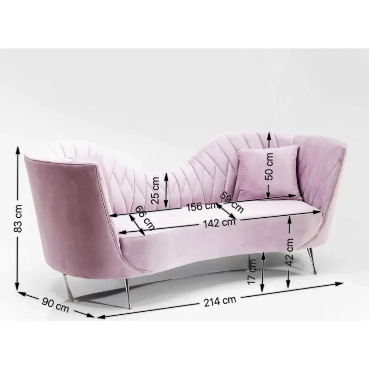 Sofas & Couches-KARE Design Sofa Cabaret 3-Sitzer