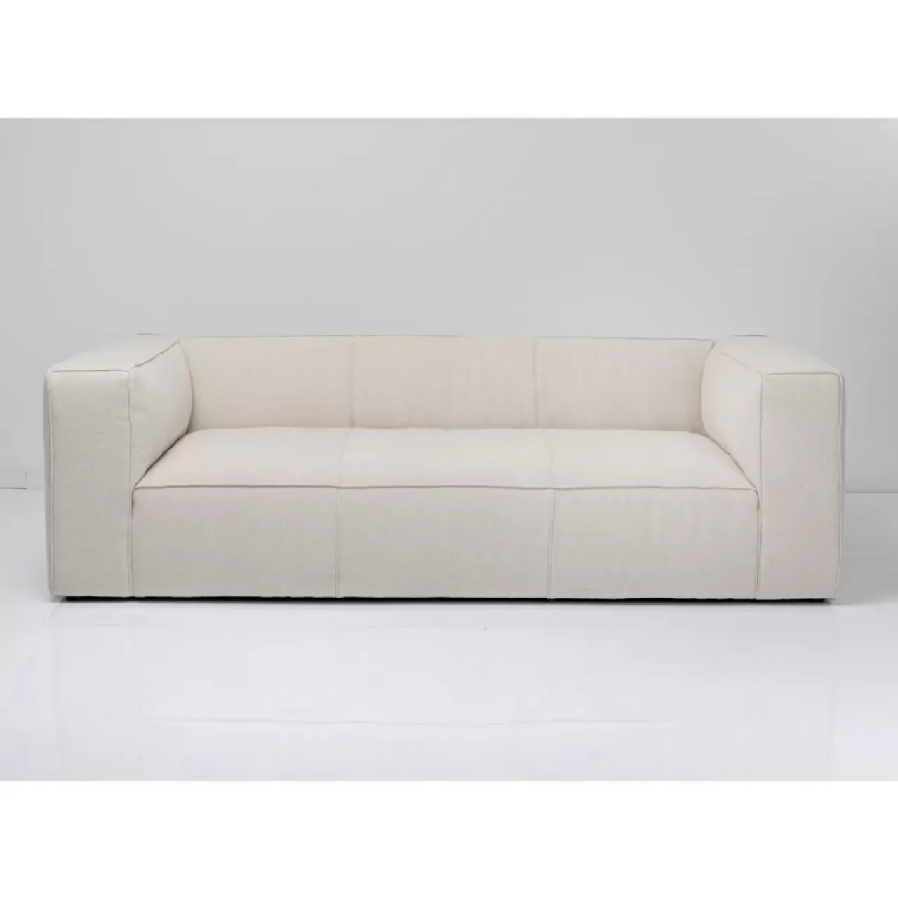 Sofas & Couches-KARE Design Sofa Cubetto 3-Sitzer Creme 220Cm