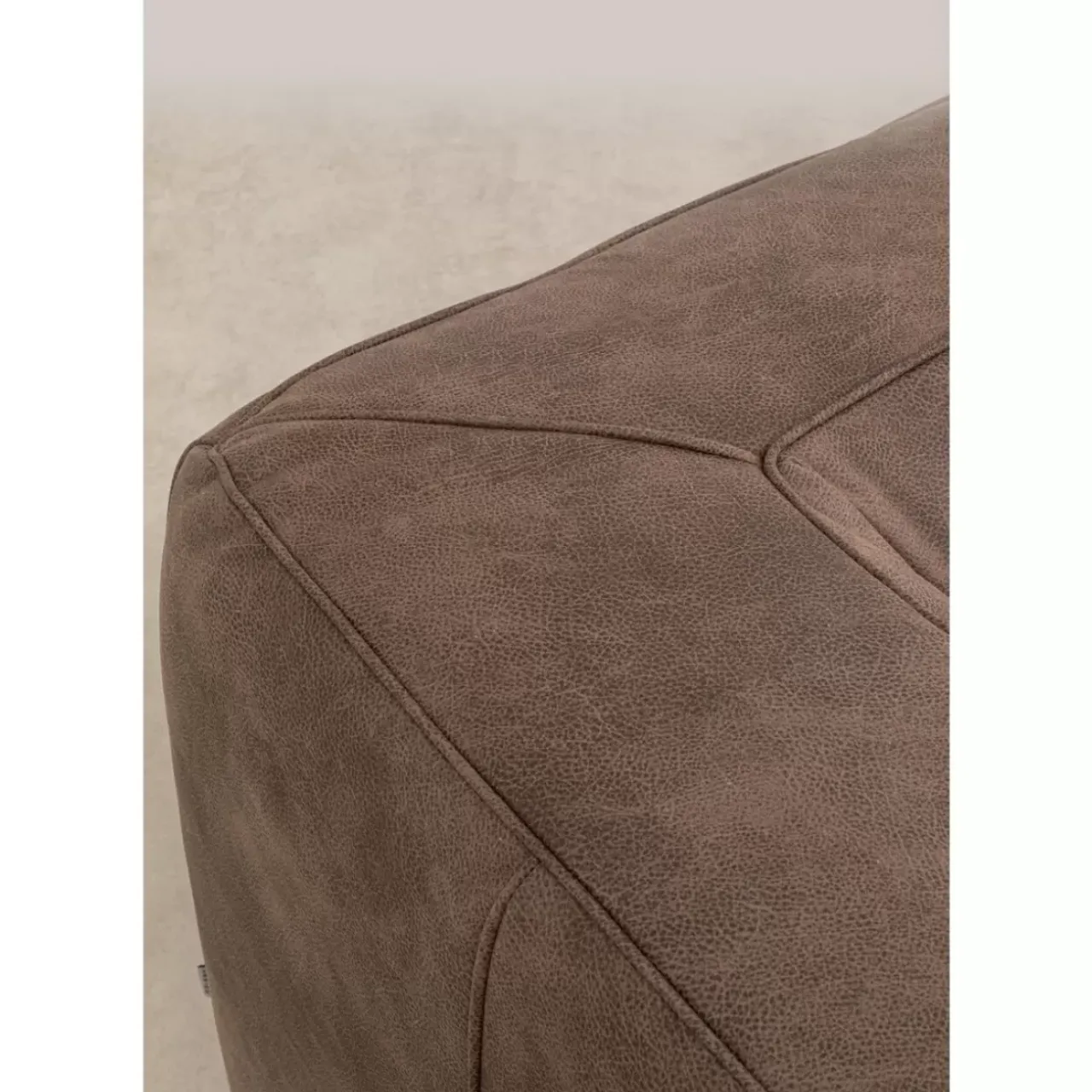 Sofas & Couches-KARE Design Sofa Cubetto 3-Sitzer Taupe 220Cm