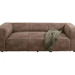 Sofas & Couches-KARE Design Sofa Cubetto 3-Sitzer Taupe 220Cm