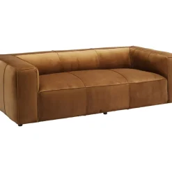 Sofas & Couches-KARE Design Sofa Cubetto 3-Sitzer Velvet Braun