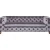 Sofas & Couches-KARE Design Sofa Desire 3-Sitzer Silbergrau