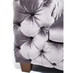Sofas & Couches-KARE Design Sofa Desire 3-Sitzer Silbergrau