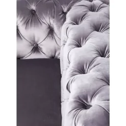 Sofas & Couches-KARE Design Sofa Desire 3-Sitzer Silbergrau
