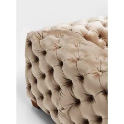 Sofas & Couches-KARE Design Sofa Desire 3-Sitzer Velvet Ecru