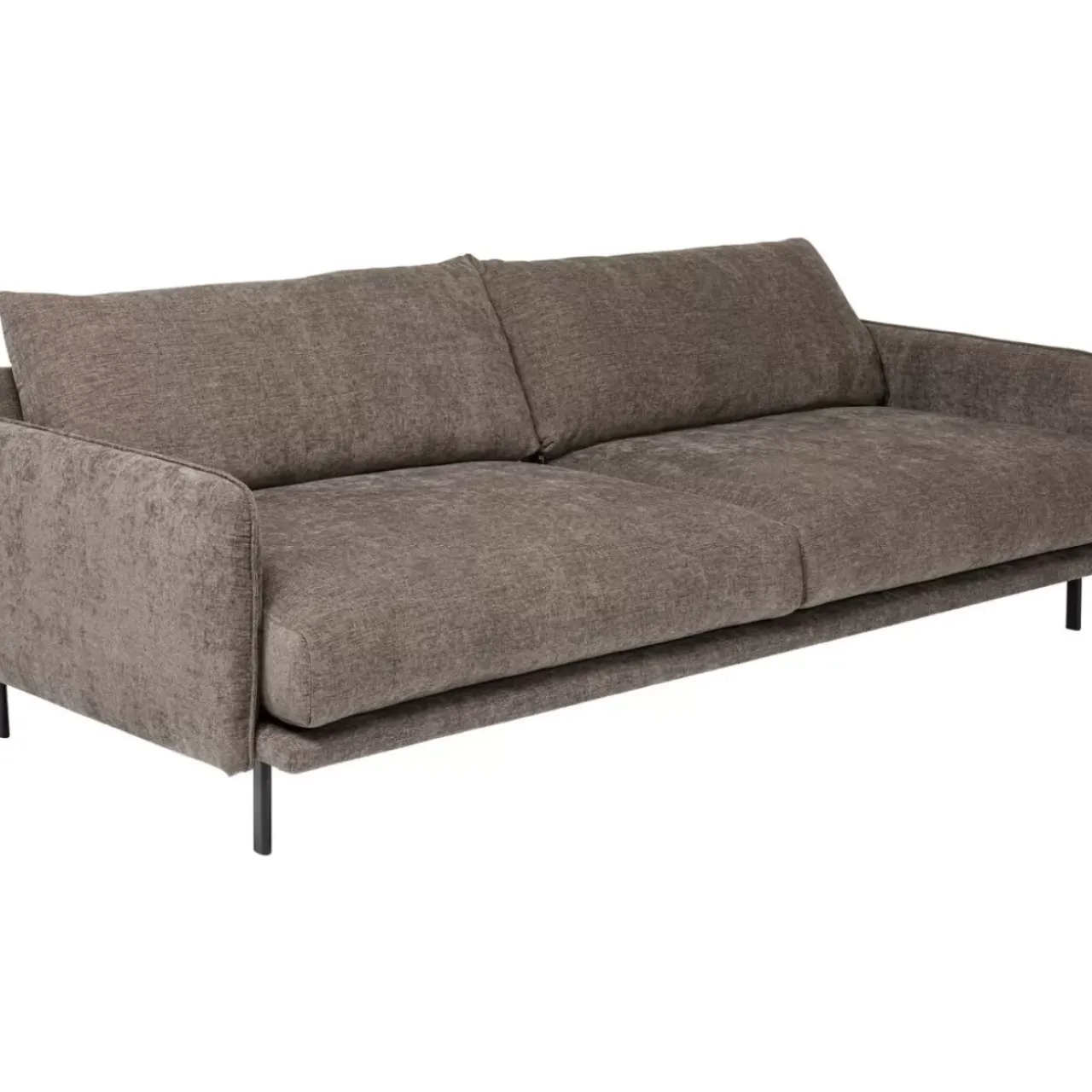 Sofas & Couches-KARE Design Sofa Edna 3-Sitzer Grau 245Cm