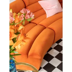 Sofas & Couches-KARE Design Sofa Element Wave Orange