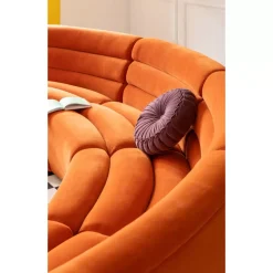 Sofas & Couches-KARE Design Sofa Element Wave Orange