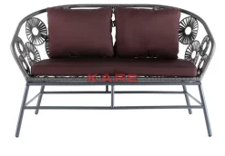 Outdoormöbel-KARE Design Sofa Ibiza Braun