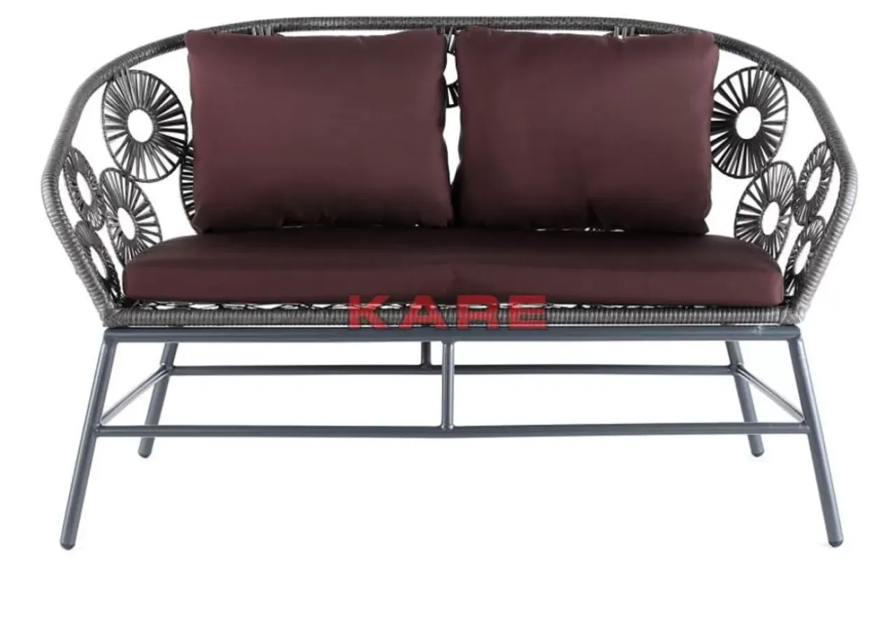 Outdoormöbel-KARE Design Sofa Ibiza Braun
