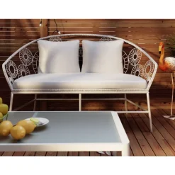 Outdoormöbel-KARE Design Sofa Ibiza Weiss
