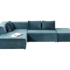 Sofas & Couches-KARE Design Sofa Infinity Velvet Ocean Links