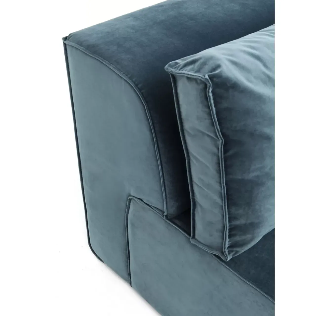 Sofas & Couches-KARE Design Sofa Infinity Velvet Ocean Rechts