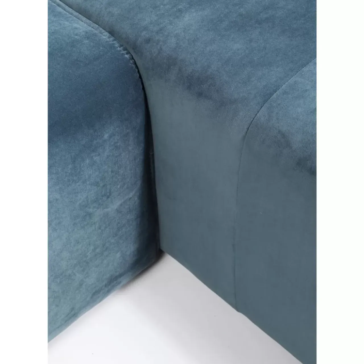 Sofas & Couches-KARE Design Sofa Infinity Velvet Ocean Rechts