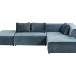 Sofas & Couches-KARE Design Sofa Infinity Velvet Ocean Rechts
