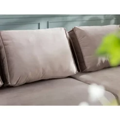 Sofas & Couches-KARE Design Sofa Infinity Velvet Taupe Links