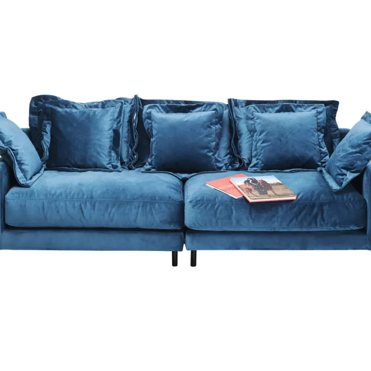 Sofas & Couches-KARE Design Sofa Lullaby 2-Sitzer Petrol