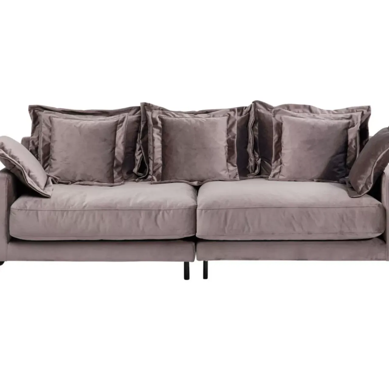 Sofas & Couches-KARE Design Sofa Lullaby 2-Sitzer Taupe