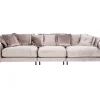 Sofas & Couches-KARE Design Sofa Lullaby 3-Sitzer Taupe