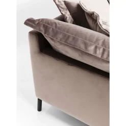 Sofas & Couches-KARE Design Sofa Lullaby 3-Sitzer Taupe