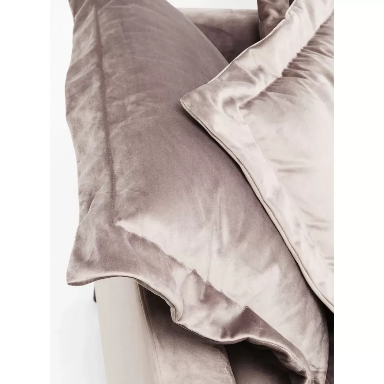 Sofas & Couches-KARE Design Sofa Lullaby 3-Sitzer Taupe