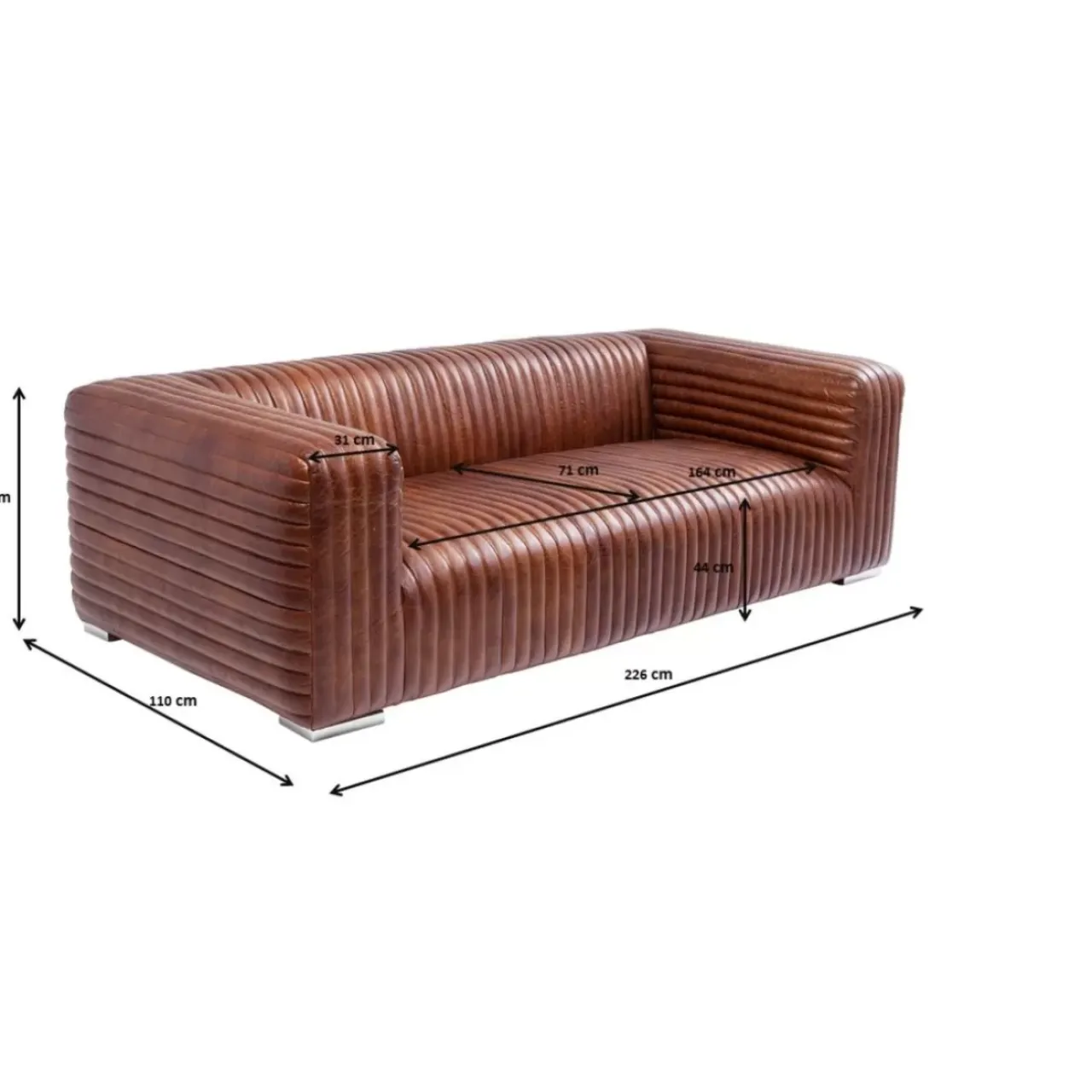 Sofas & Couches-KARE Design Sofa Malibu 3-Sitzer