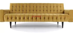 Sofas & Couches-KARE Design Sofa Milchbar 3-Sitzer Velvet Honey