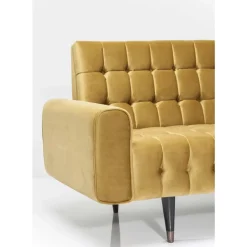 Sofas & Couches-KARE Design Sofa Milchbar 3-Sitzer Velvet Honey