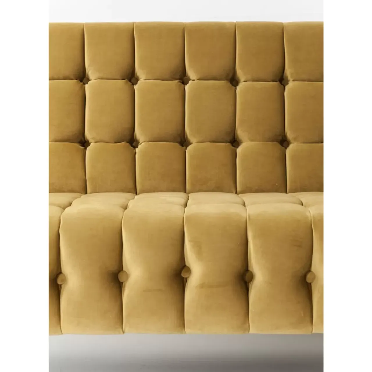 Sofas & Couches-KARE Design Sofa Milchbar 3-Sitzer Velvet Honey