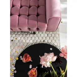 Sofas & Couches-KARE Design Sofa Milchbar 3-Sitzer Velvet Rose