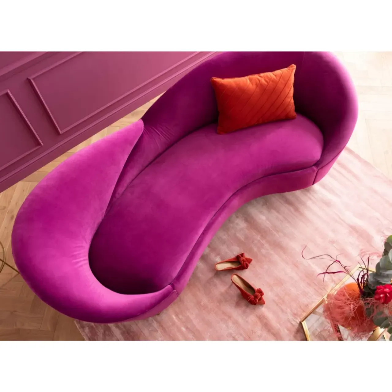 Sofas & Couches-KARE Design Sofa Night Fever 3-Sitzer Lila