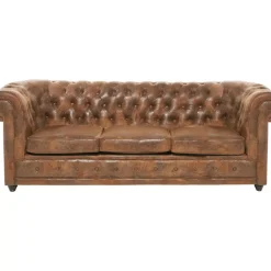 Sofas & Couches-KARE Design Sofa Oxford 3-Sitzer Vintage Smart