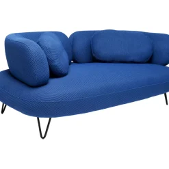 Sofas & Couches-KARE Design Sofa Peppo 2-Sitzer Blau 182Cm