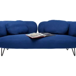 Sofas & Couches-KARE Design Sofa Peppo 2-Sitzer Blau 182Cm