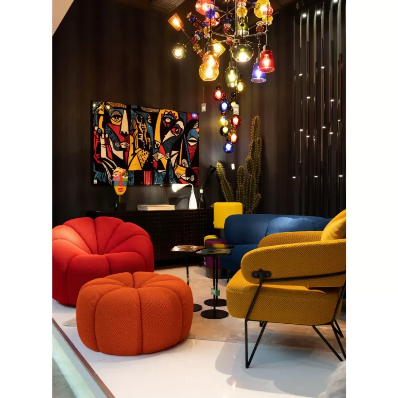 Sofas & Couches-KARE Design Sofa Peppo 2-Sitzer Blau 182Cm