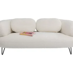 Sofas & Couches-KARE Design Sofa Peppo 2-Sitzer Weis 182Cm