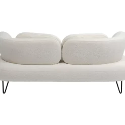 Sofas & Couches-KARE Design Sofa Peppo 2-Sitzer Weis 182Cm