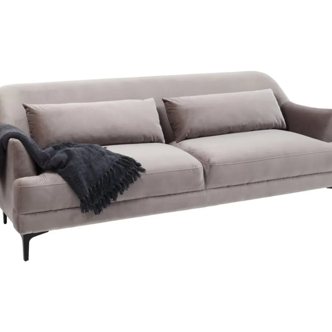 Sofas & Couches-KARE Design Sofa Proud 3-Sitzer Grau