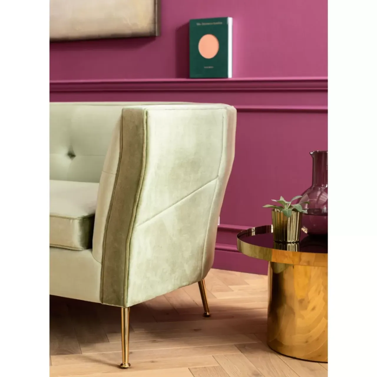 Sofas & Couches-KARE Design Sofa Rimini 2-Sitzer Grun