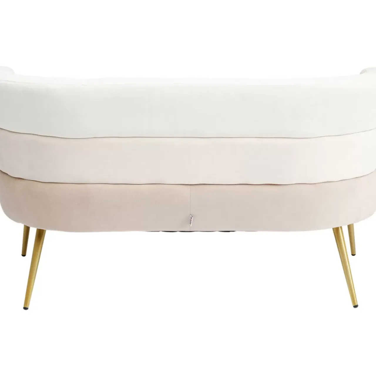 Sofas & Couches-KARE Design Sofa Sandwich 2-Sitzer Creme 125Cm